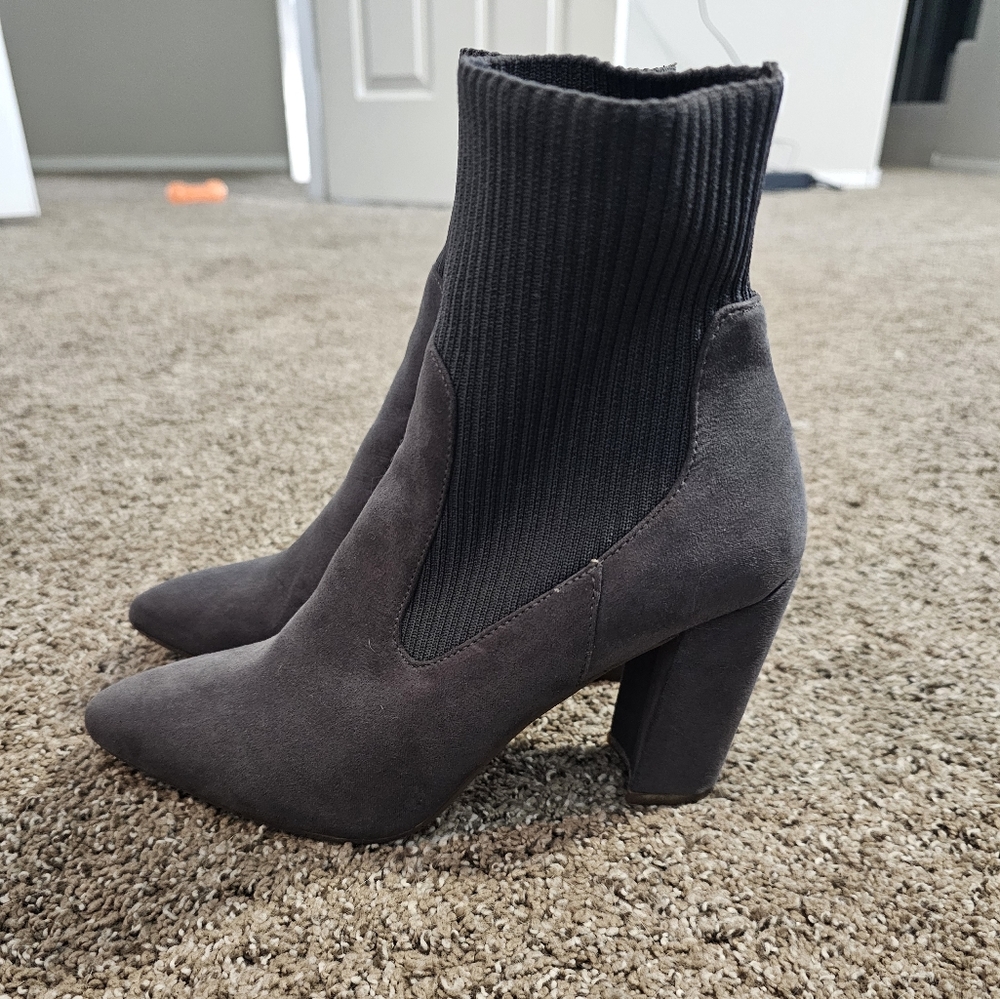 Madden girl pointed sock boot